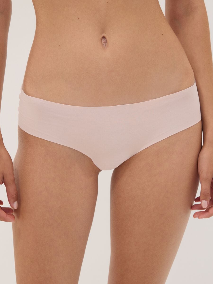 Slip hipster rosa in cotone organico elasticizzato_1