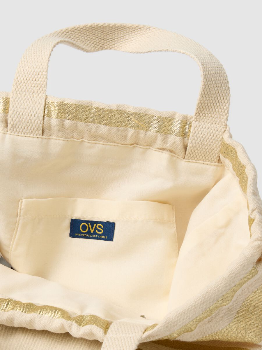 Golden Striped Beach Backpack Ovs_2