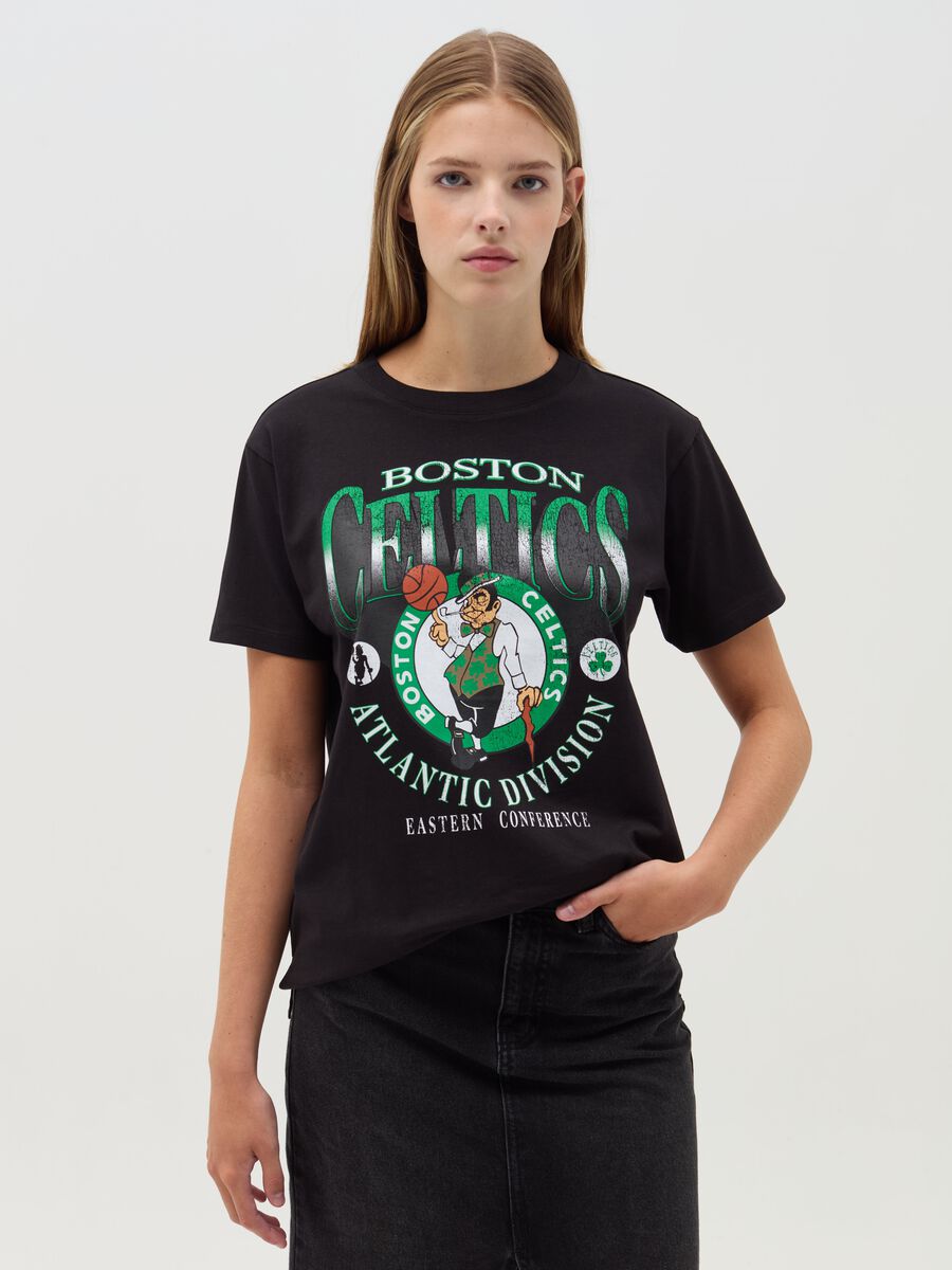 T-shirt with Boston Celtics print_0