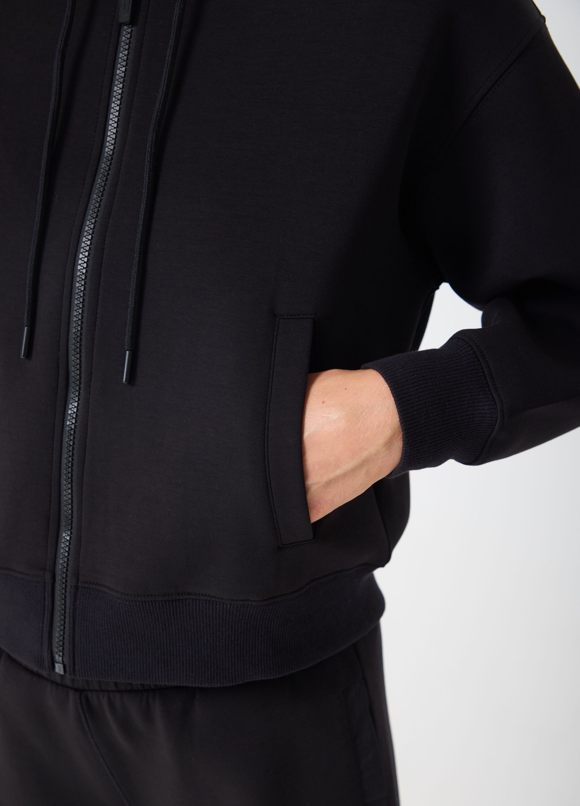 Full-zip cropped hoodie ALTAVIA STUDIO