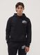 Black cotton-blend hoodie with Miami Heat print_2