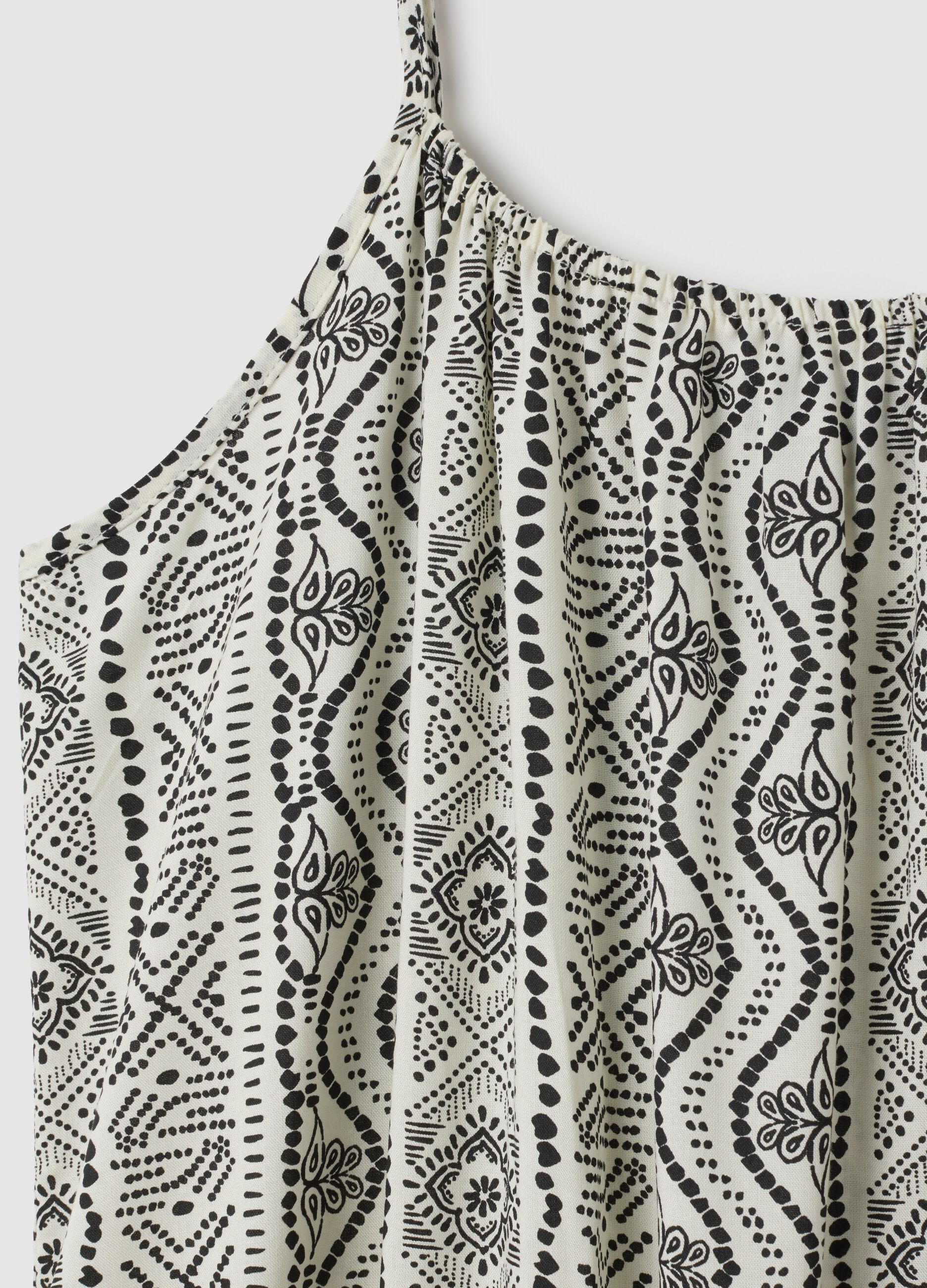 Women's Long Dress in Multicolour Viscose Wide Fit