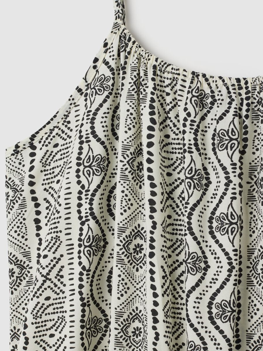 Women's Long Dress in Multicolour Viscose Wide Fit_1