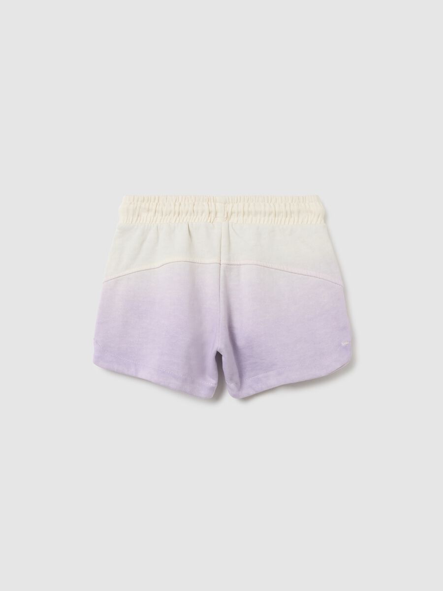 Shorts da bambina in misto cotone multicolor regular fit_1