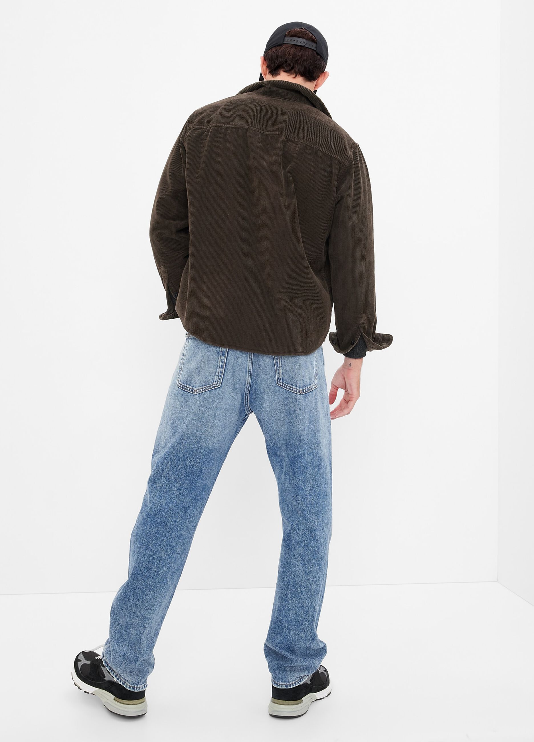 Straight-fit jeans in organic cotton