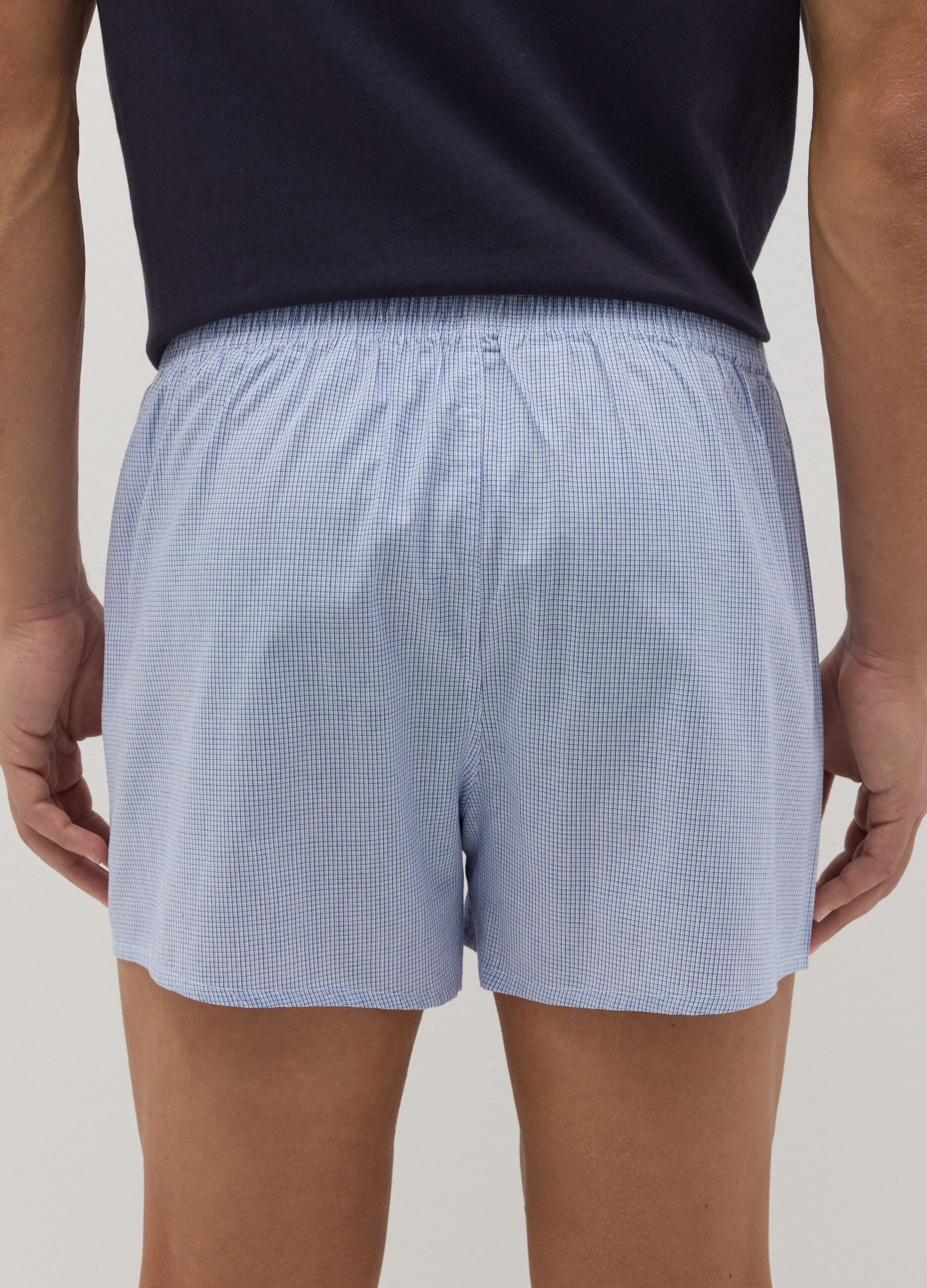Two-pack boxer shorts in cotton canvas