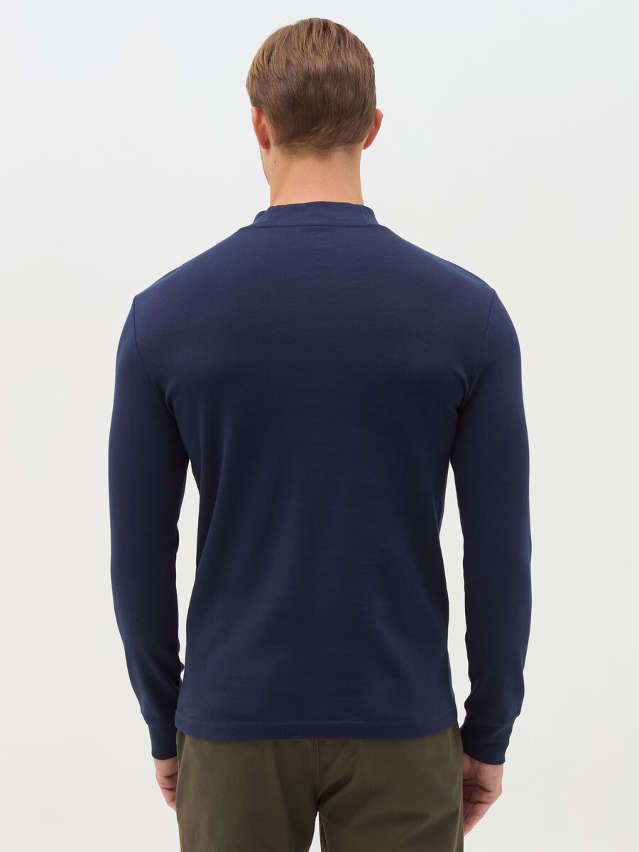 Long-sleeved T-shirt in interlock cotton_2