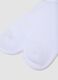 White stretch cotton sports socks with embroidered logo_2