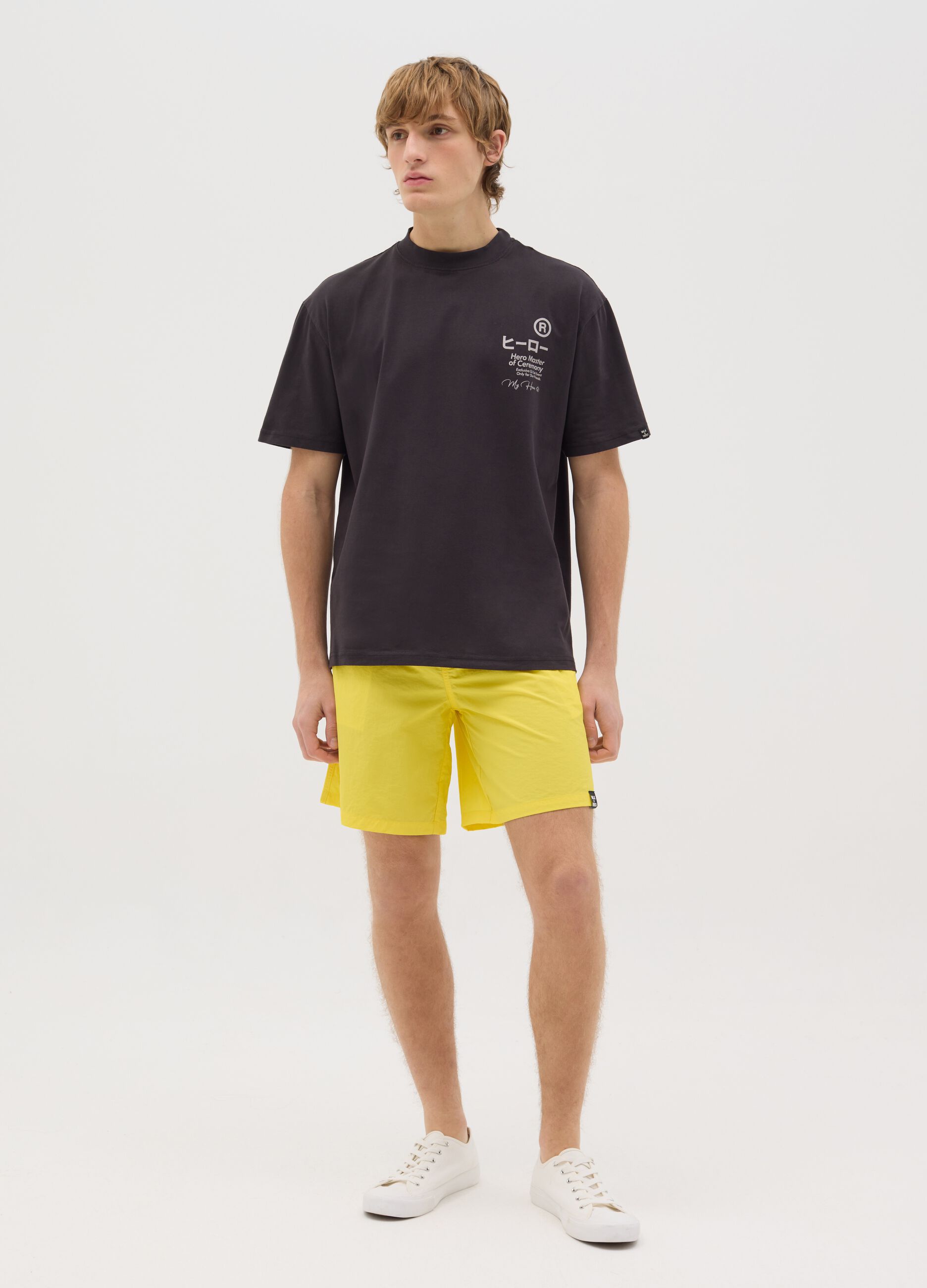 Milk+Hero Yellow Swim Shorts