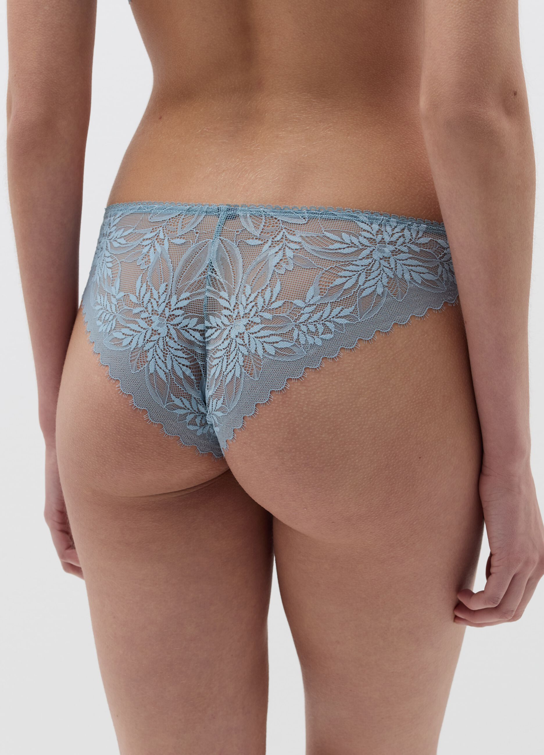 Slip in pizzo floreale