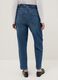 Pantaloni baggy in puro cotone blu_2
