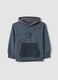 Grey pure cotton hoodie_0