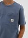 Boys' Blue Cotton Regular Fit T-shirt_1