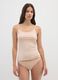Beige Cotton Stretch Tank Top Twin Pack_1