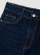 Wide-leg Blue Stretch Denim Jeans_5