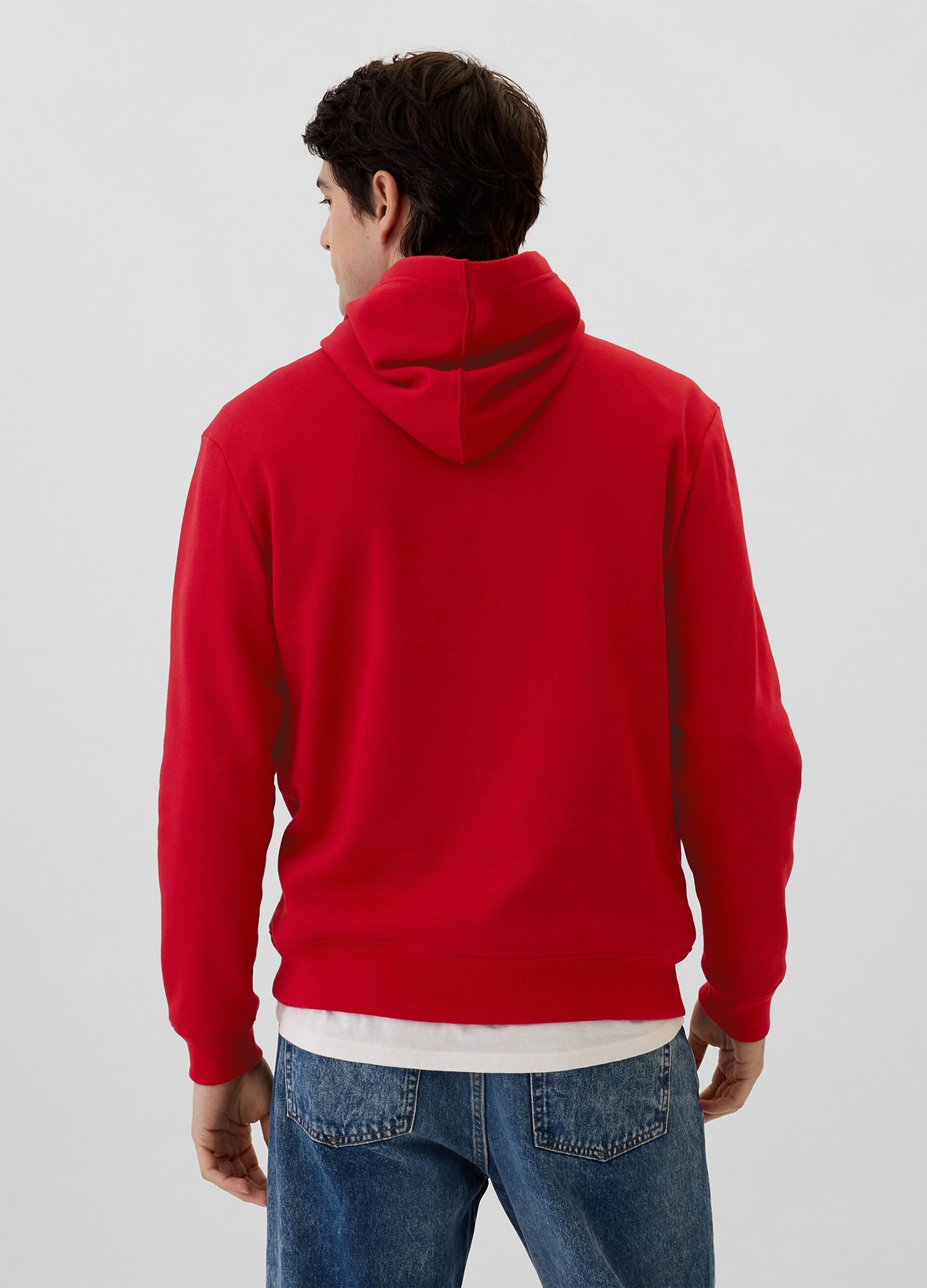 GAP Logo Cotton-Blend Hoodie