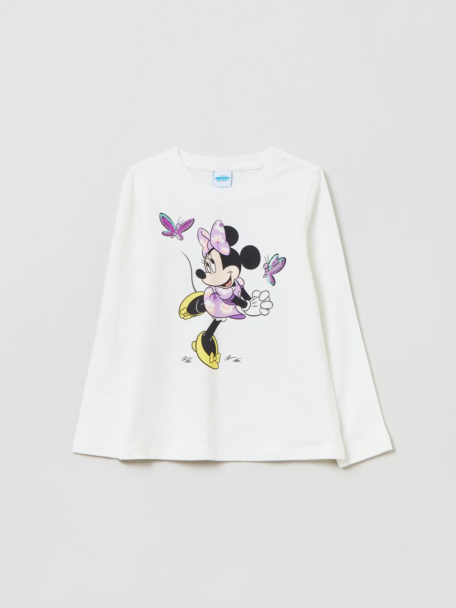 Disney Minnie Mouse T-shirt with long sleeves_0