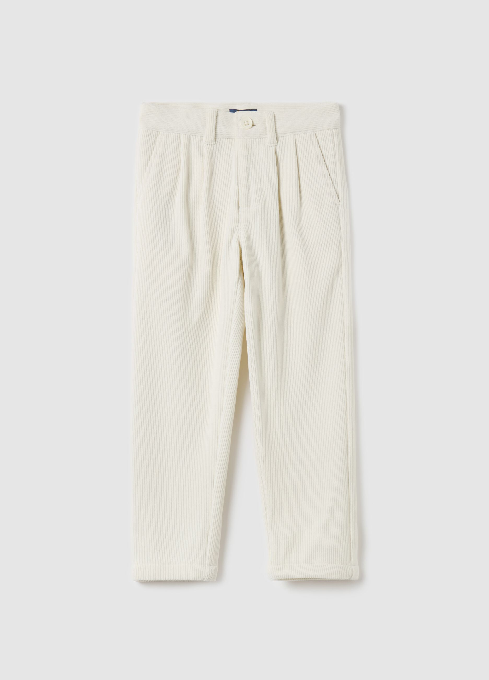 Pantaloni Bambino Bianco OVS