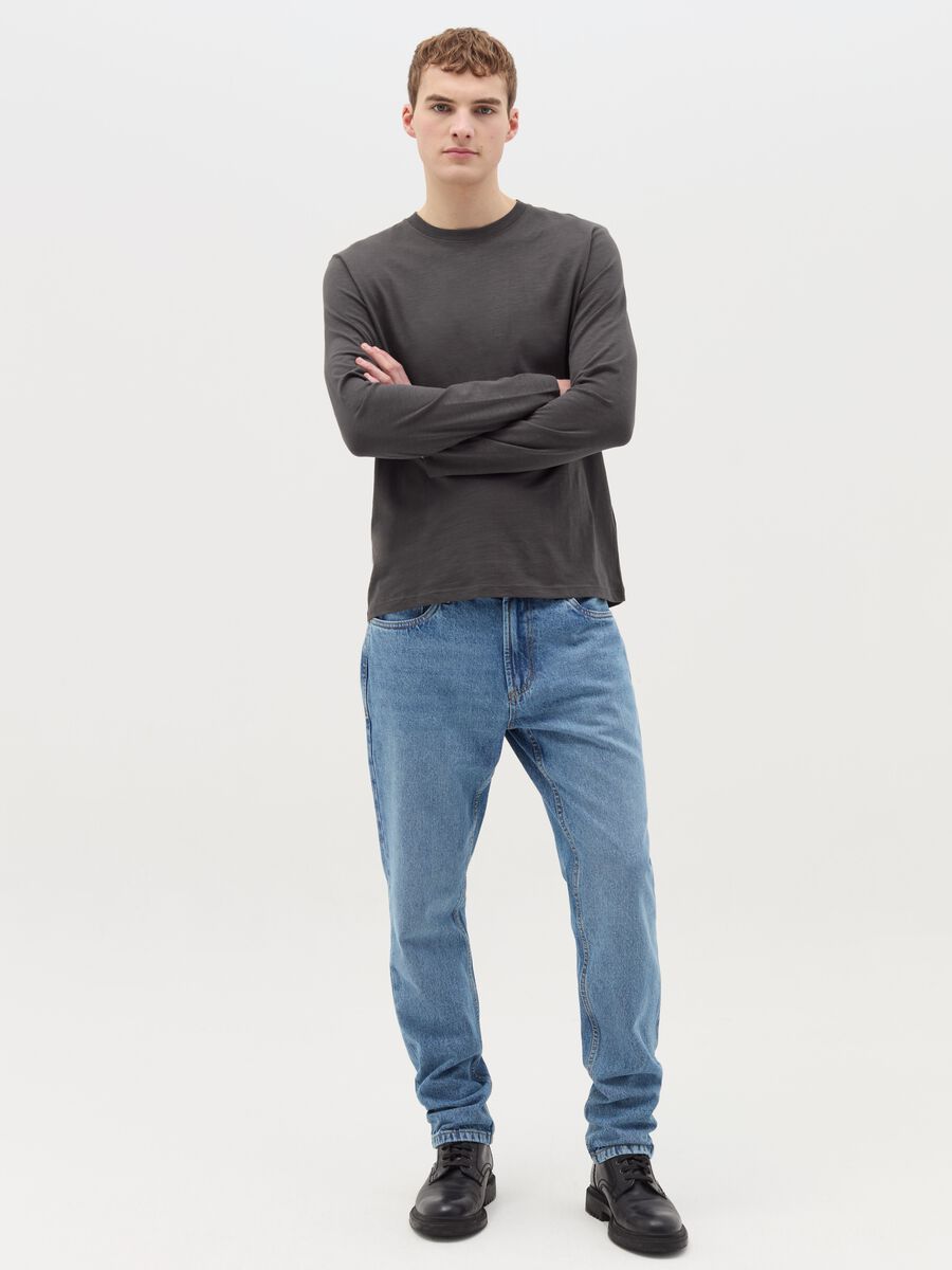 Long-sleeved T-shirt in cotton_1