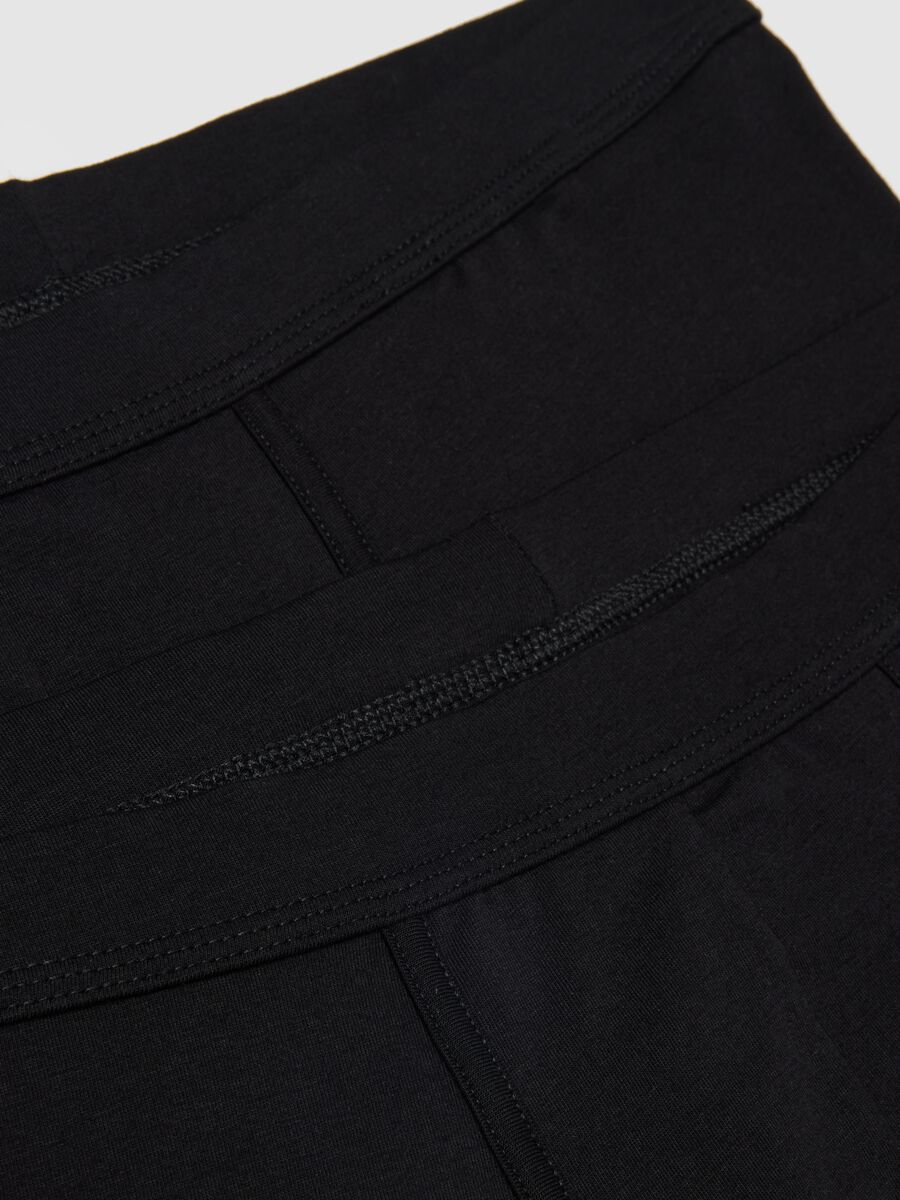 Twin-pack black cotton stretch boxer shorts regular fit_5
