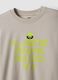 T-shirt grigia in puro cotone organico con stampa per ragazzo_1