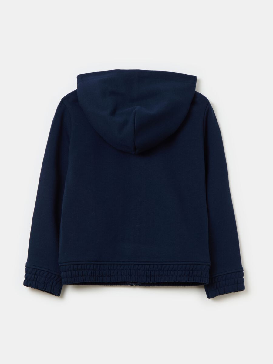 Essential organic cotton full-zip sweatshirt with hood_1