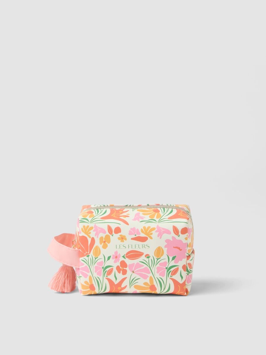 Multicolour floral beauty case_0