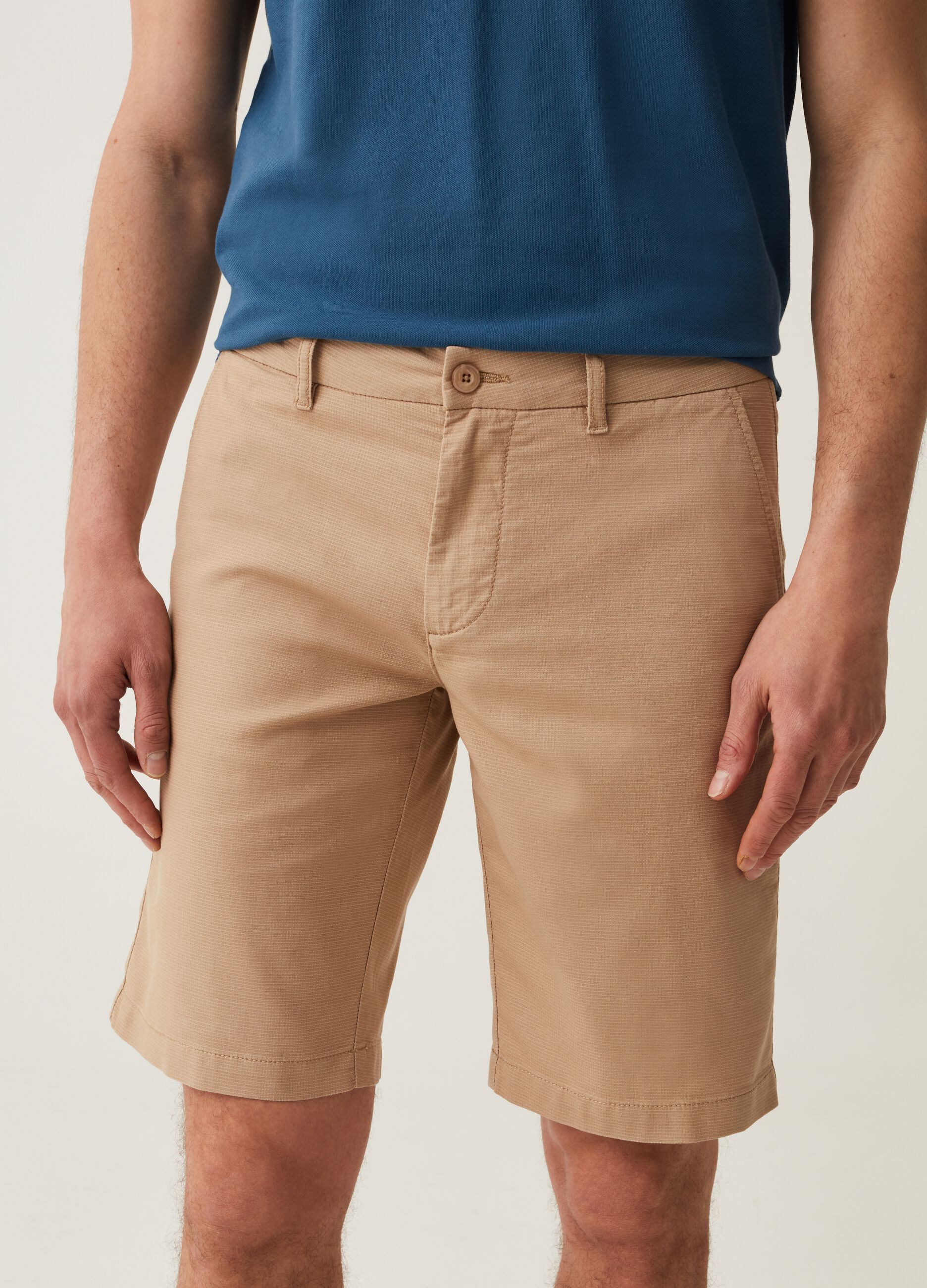 Bermuda chino in micro struttura_1
