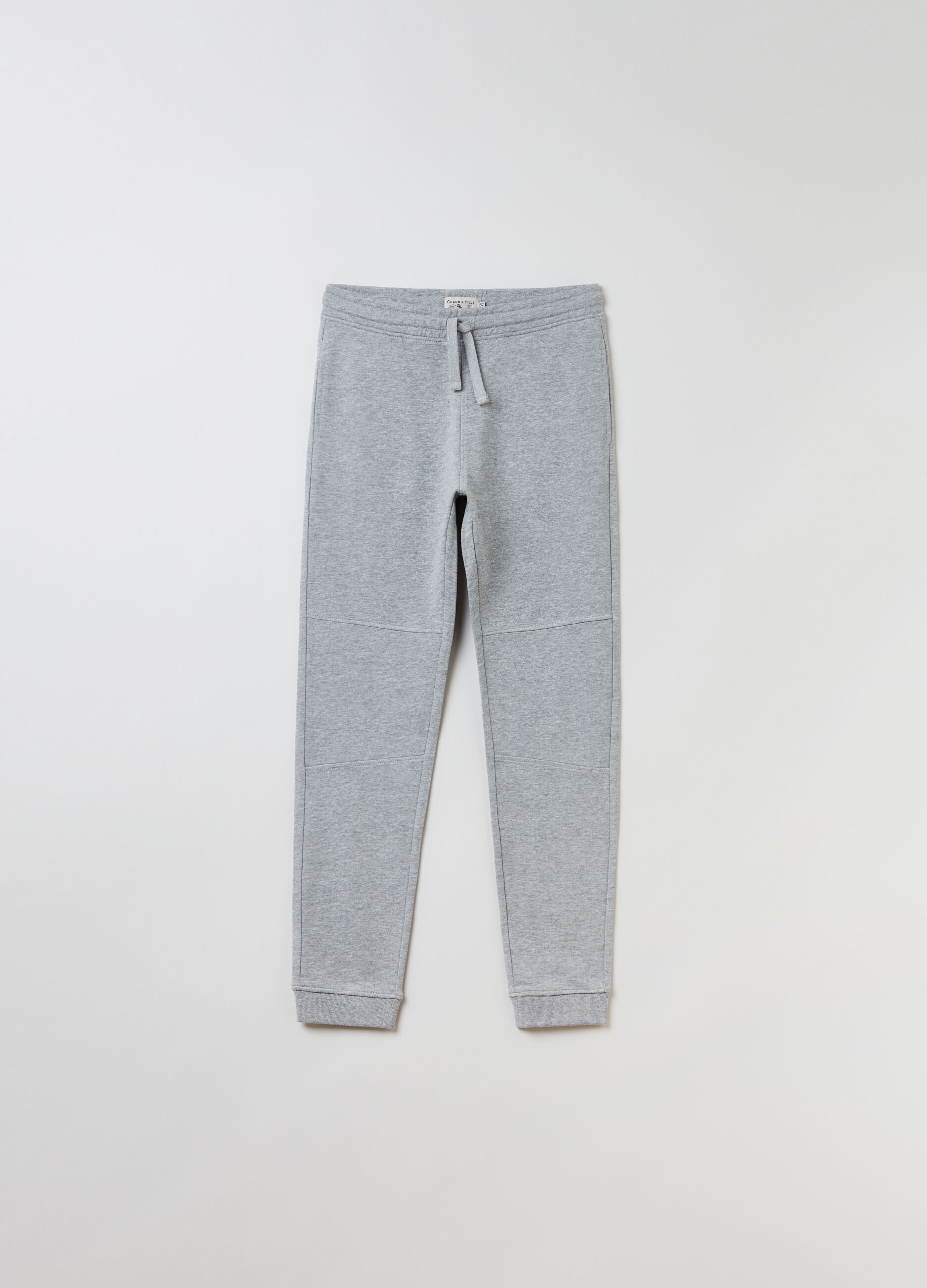 Joggers in felpa con coulisse_0