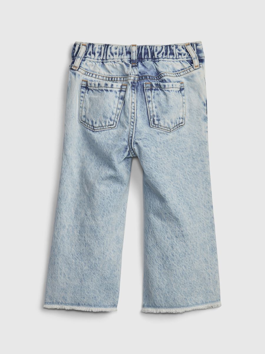 Jeans wide leg con trattamento acid wash_1