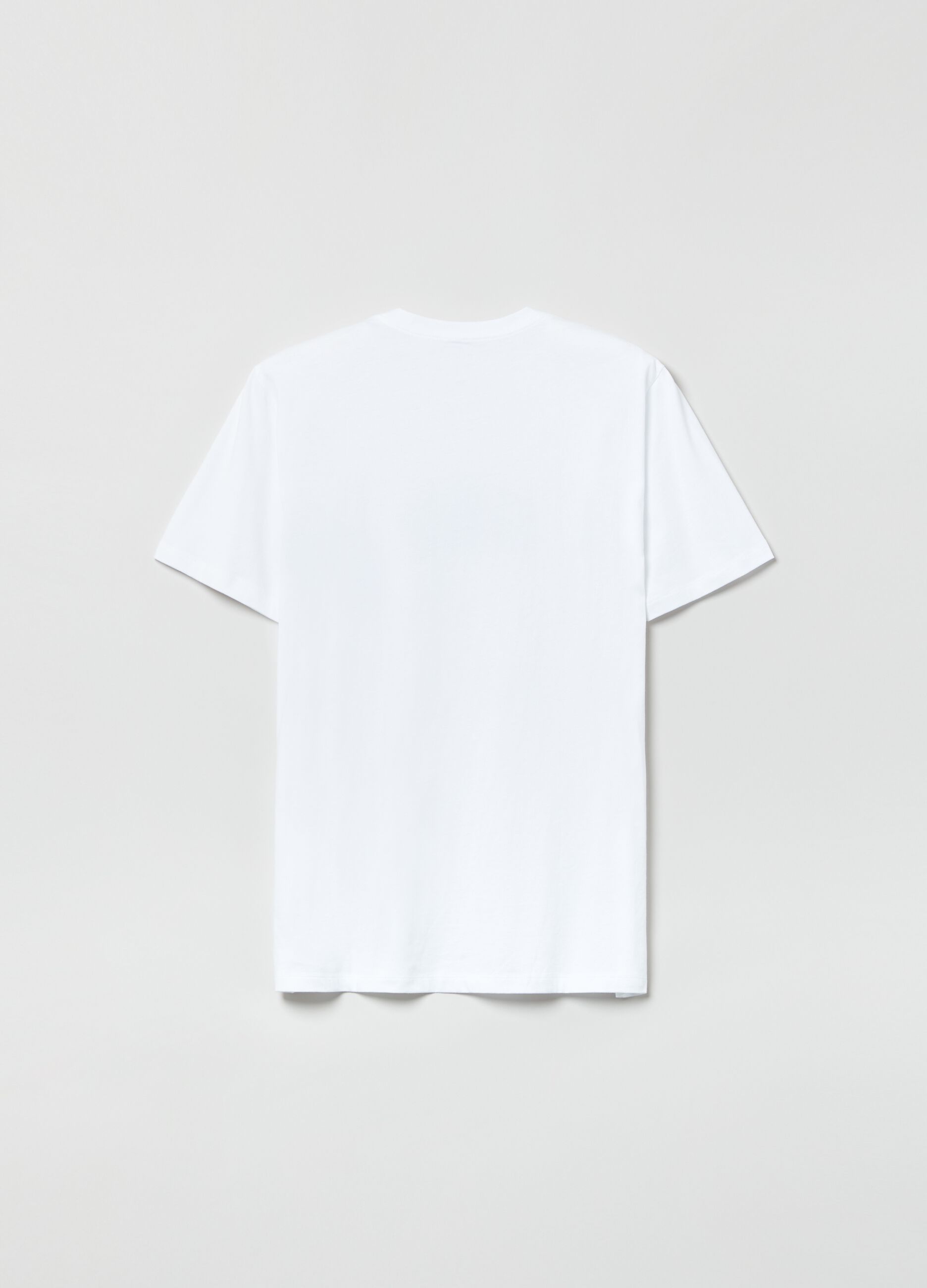 Cotton T-shirt with embroidered logo
