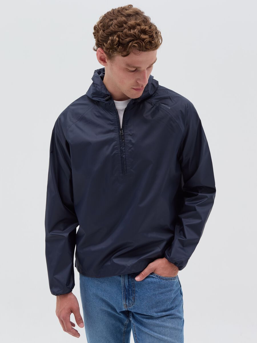 Essential waterproof half-zip jacket_0