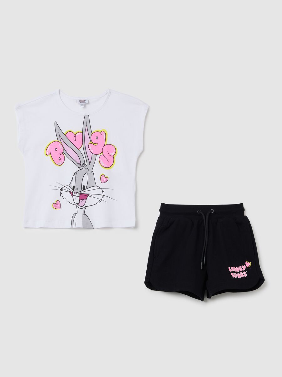 Girls' multicolor pure cotton regular fit outfit_0