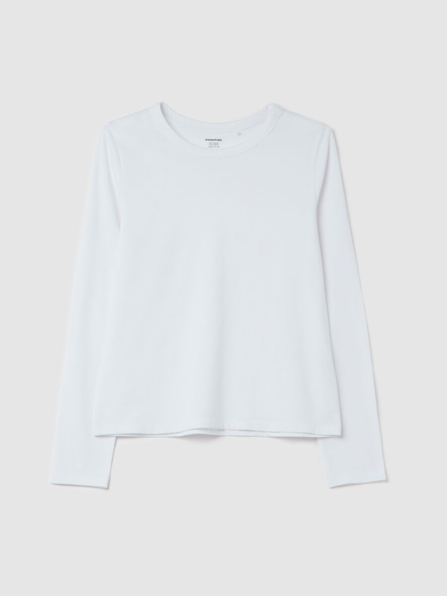 Essential long-sleeved T-shirt in cotton_4