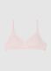Girls' Pink Cotton Regular Fit Bra_0