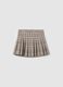 Pleated Plaid Skirt for Girls_4