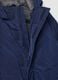 Navy blue padded hooded jacket_2