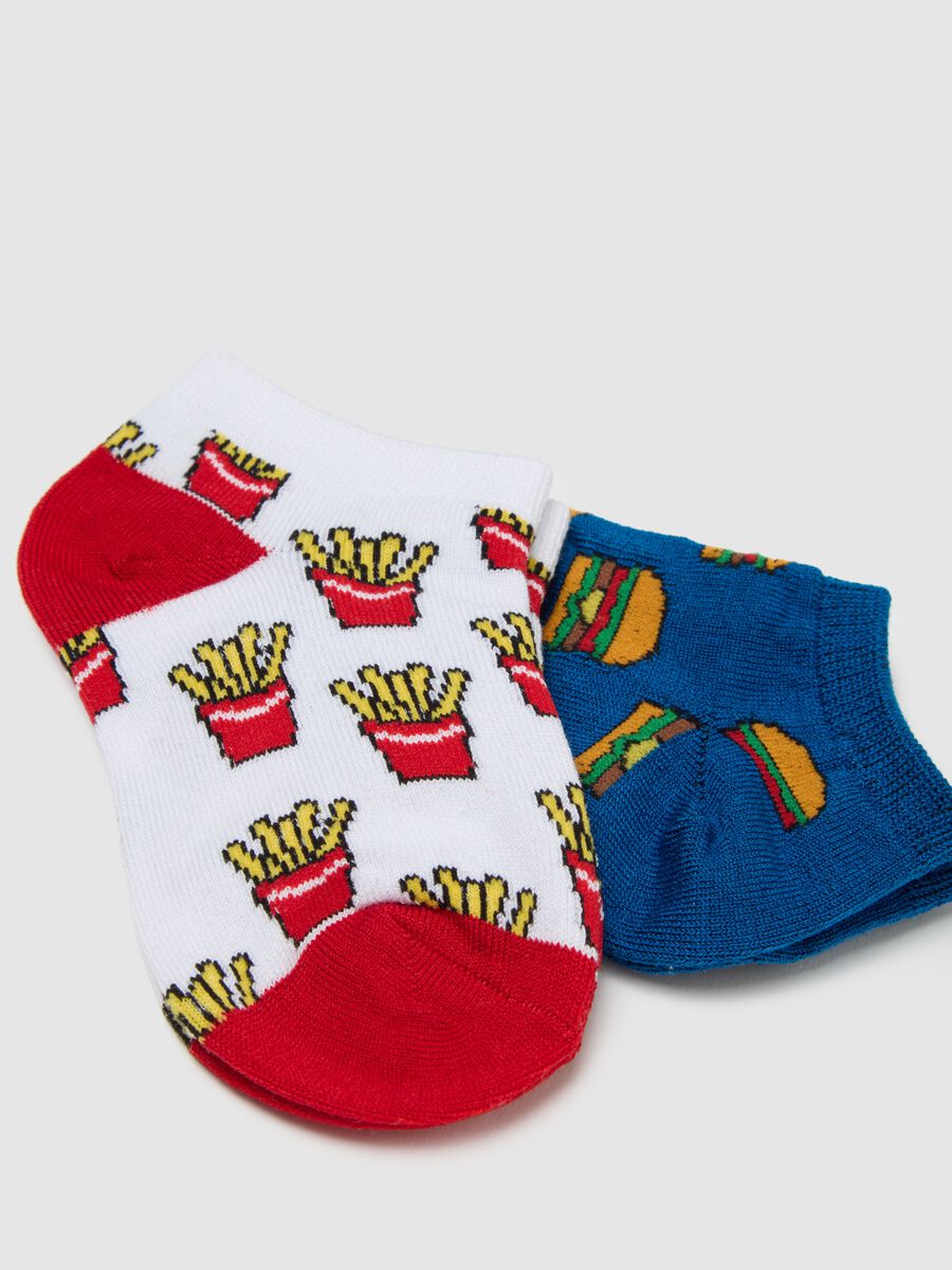 Multicoloured elastic cotton children's socks_1