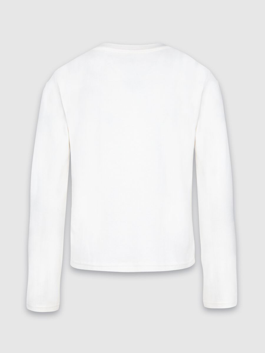 Long-sleeved T-shirt with signature_1