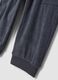 Grey ribbed cargo trousers, comfort fit_3