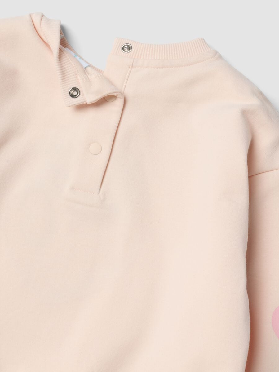Completo rosa in cotone organico elasticizzato con stampa Carica dei 101_3