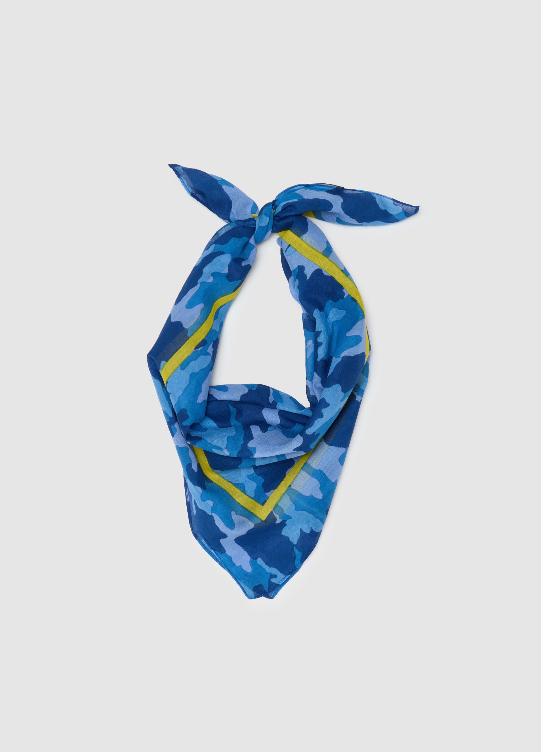 Pure Cotton Camouflage Scarf by Ovs