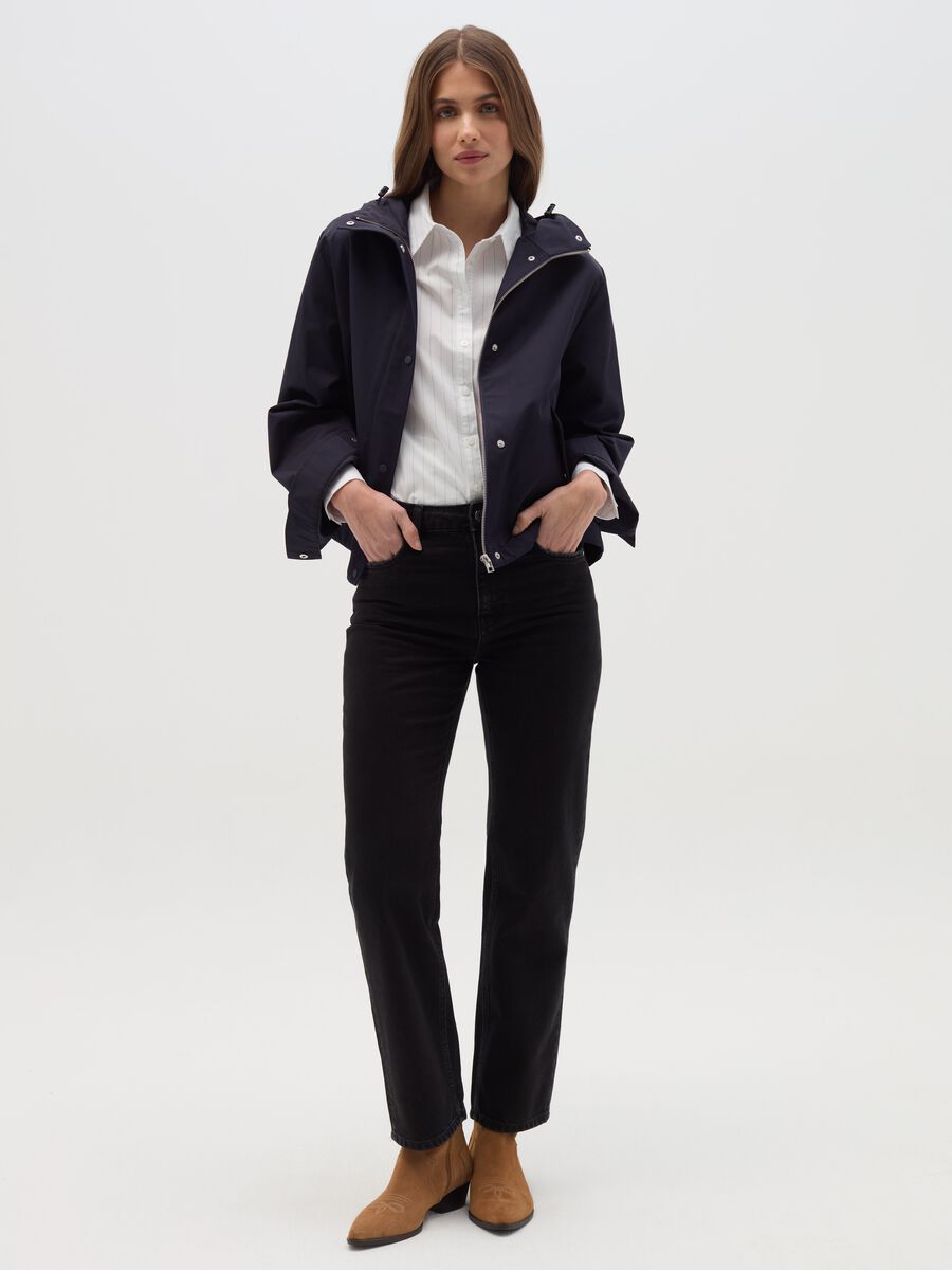 Short jacket with hood_1