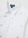Girl's white pure cotton shirt regular fit with embroidery_2