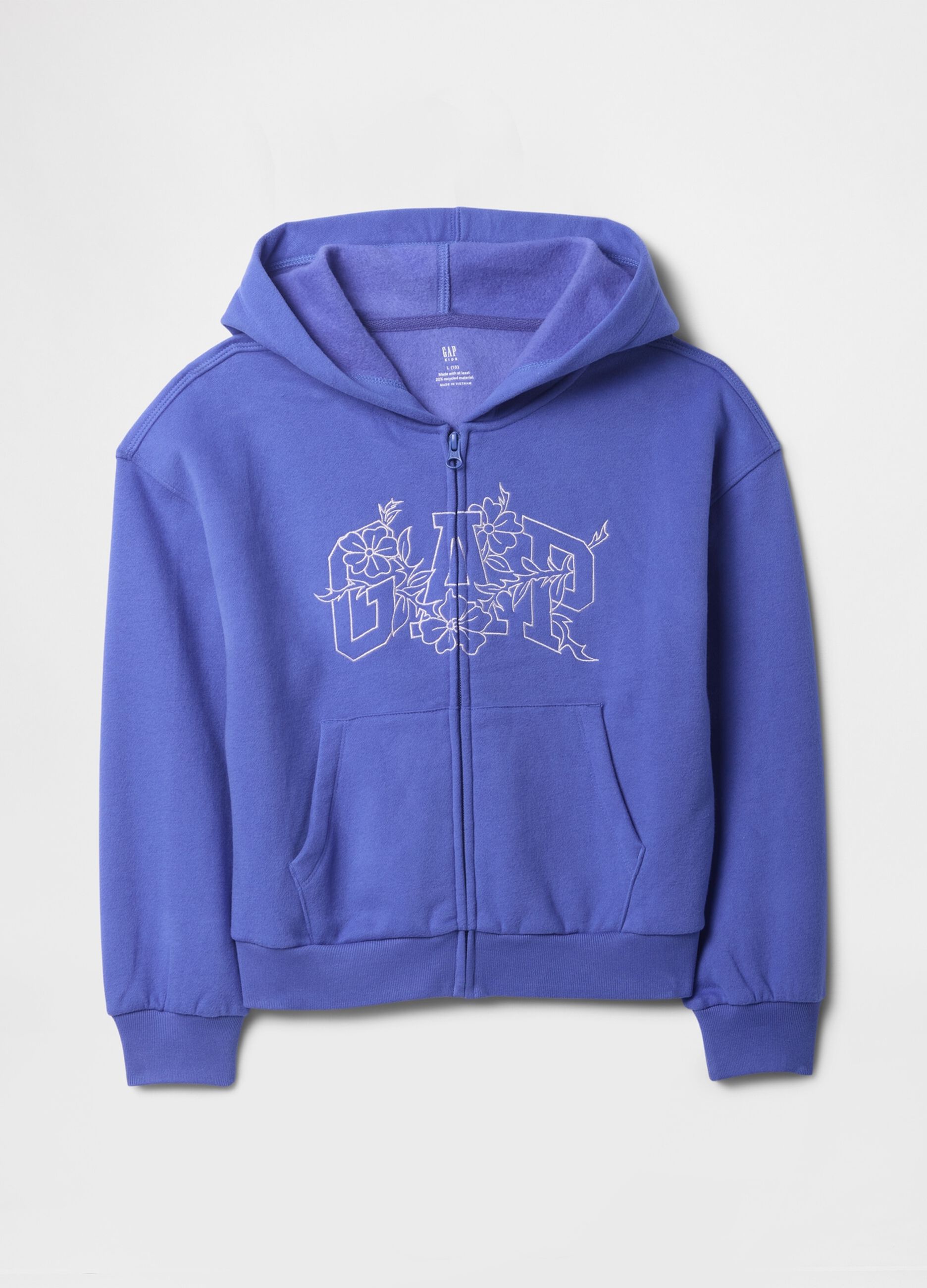 Purple full zip hoodie GAP Kids