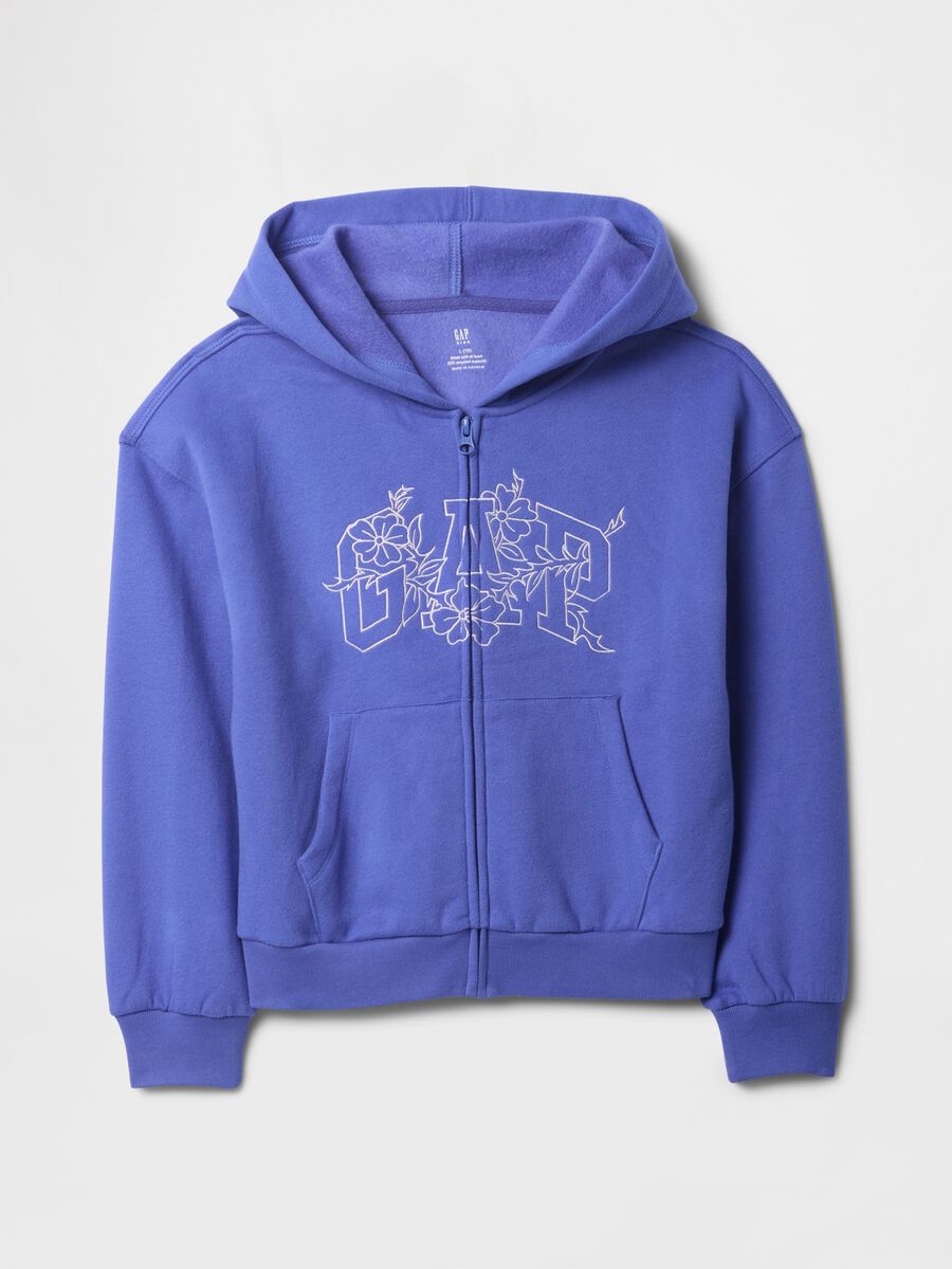 Purple full zip hoodie GAP Kids_4
