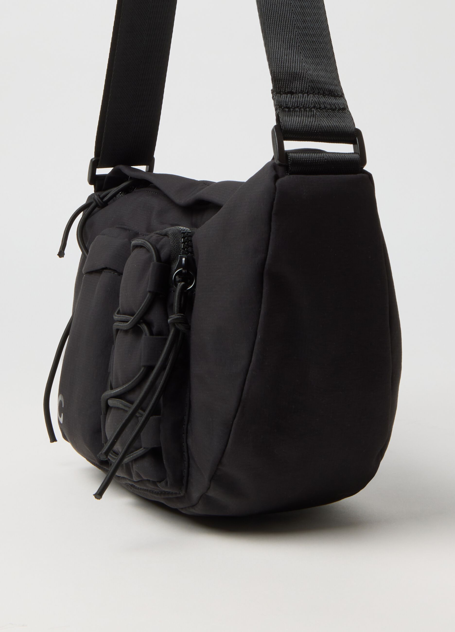 Black bag with multiple pockets