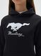 Black Hoodie with Mustang Print_2