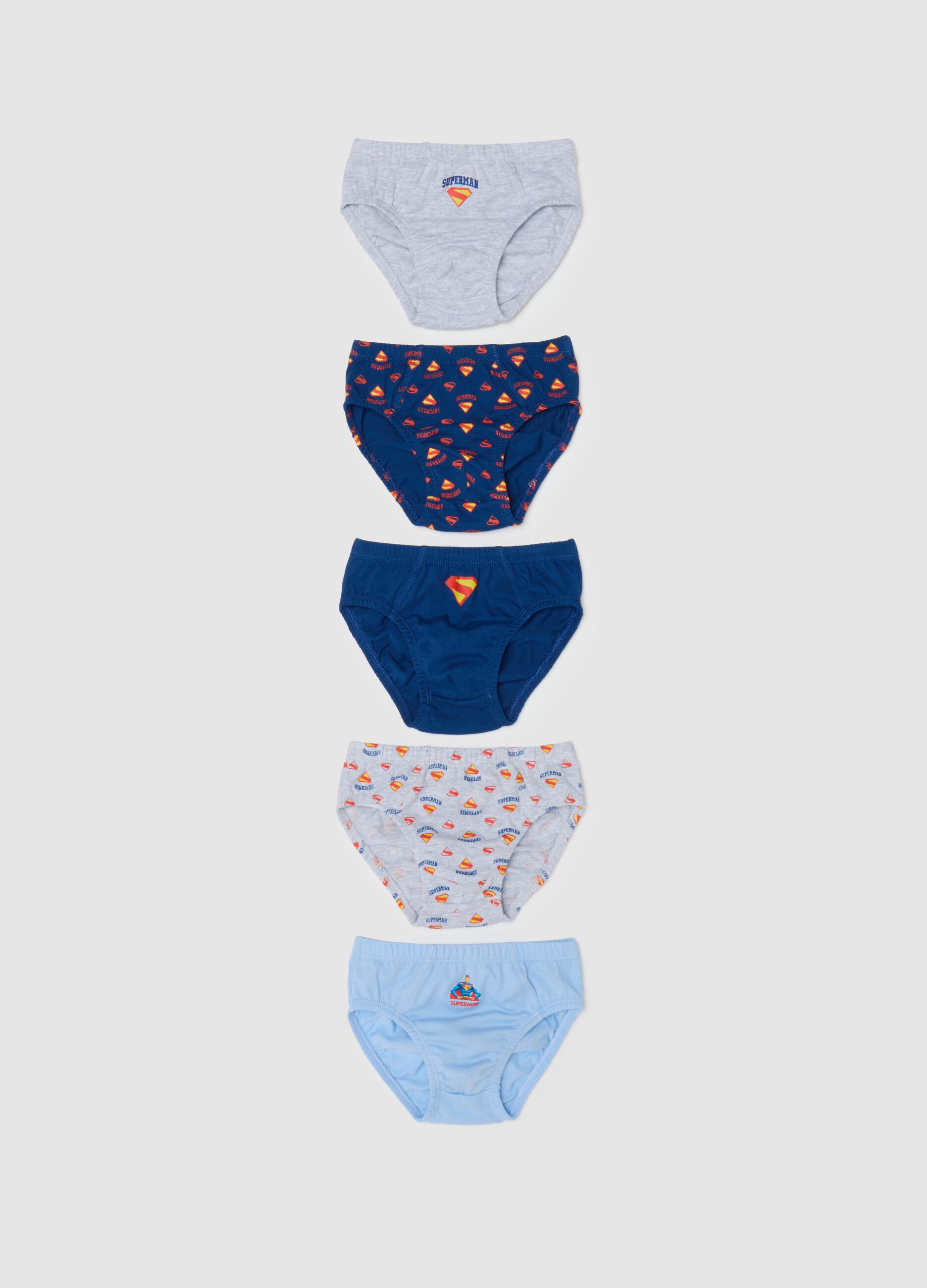 Kids' multicolour pure cotton briefs