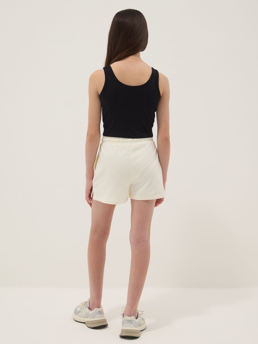 Set fitted in cotone elasticizzato multicolor da ragazza_1